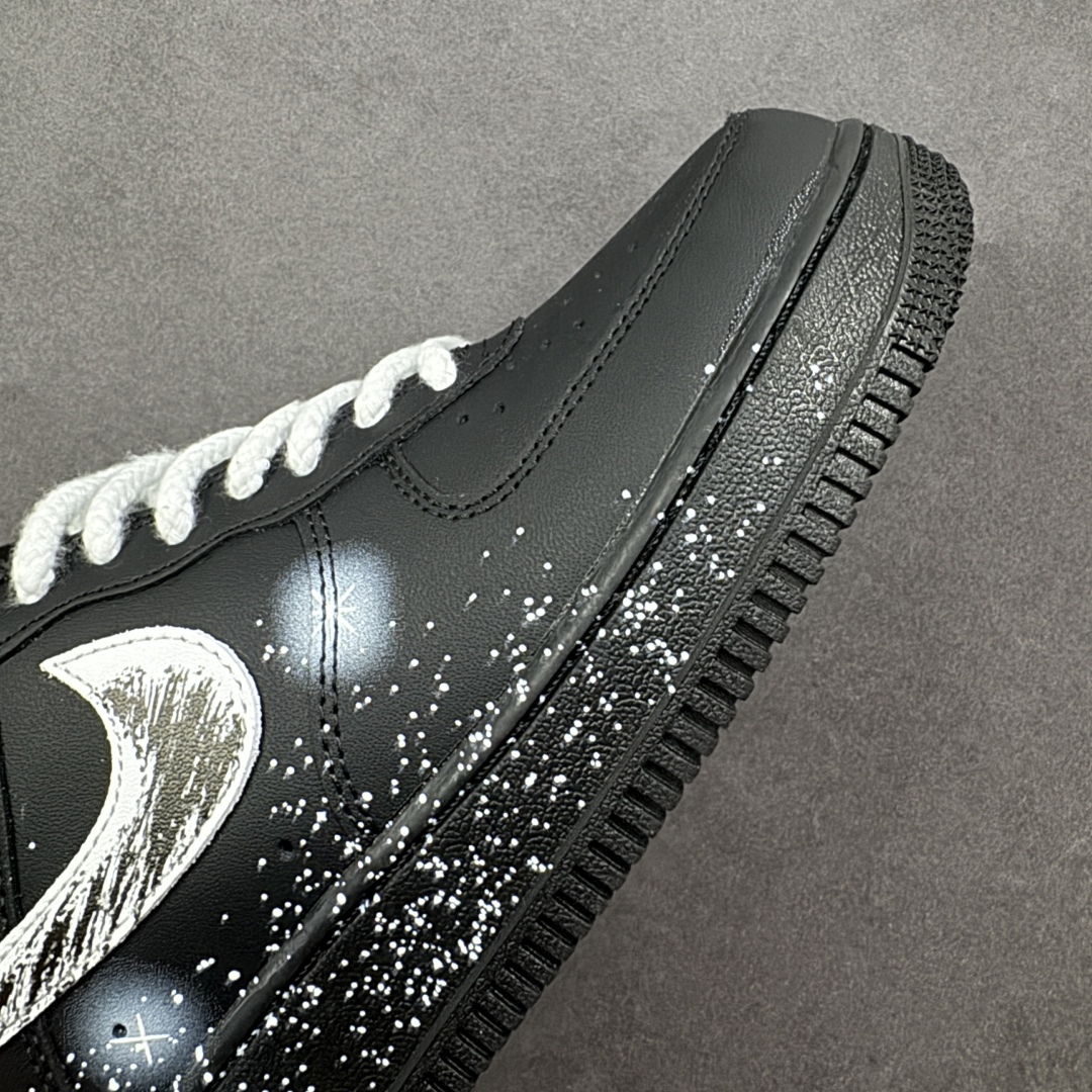 图片[5]-【定制版】Nike Air Force 1 Low’07 繁星似点 手绘 泼墨 空军一号低帮休闲板鞋 定制皮料 定制鞋盒 原楦原纸板 纯正空军版型 内置全掌气垫 货号：ZH0316-101 尺码：36 36.5 37.5 38 38.5 39 40 40.5 41 42 42.5 43 44 44.5 45 编码：HXSA310320-选品中心