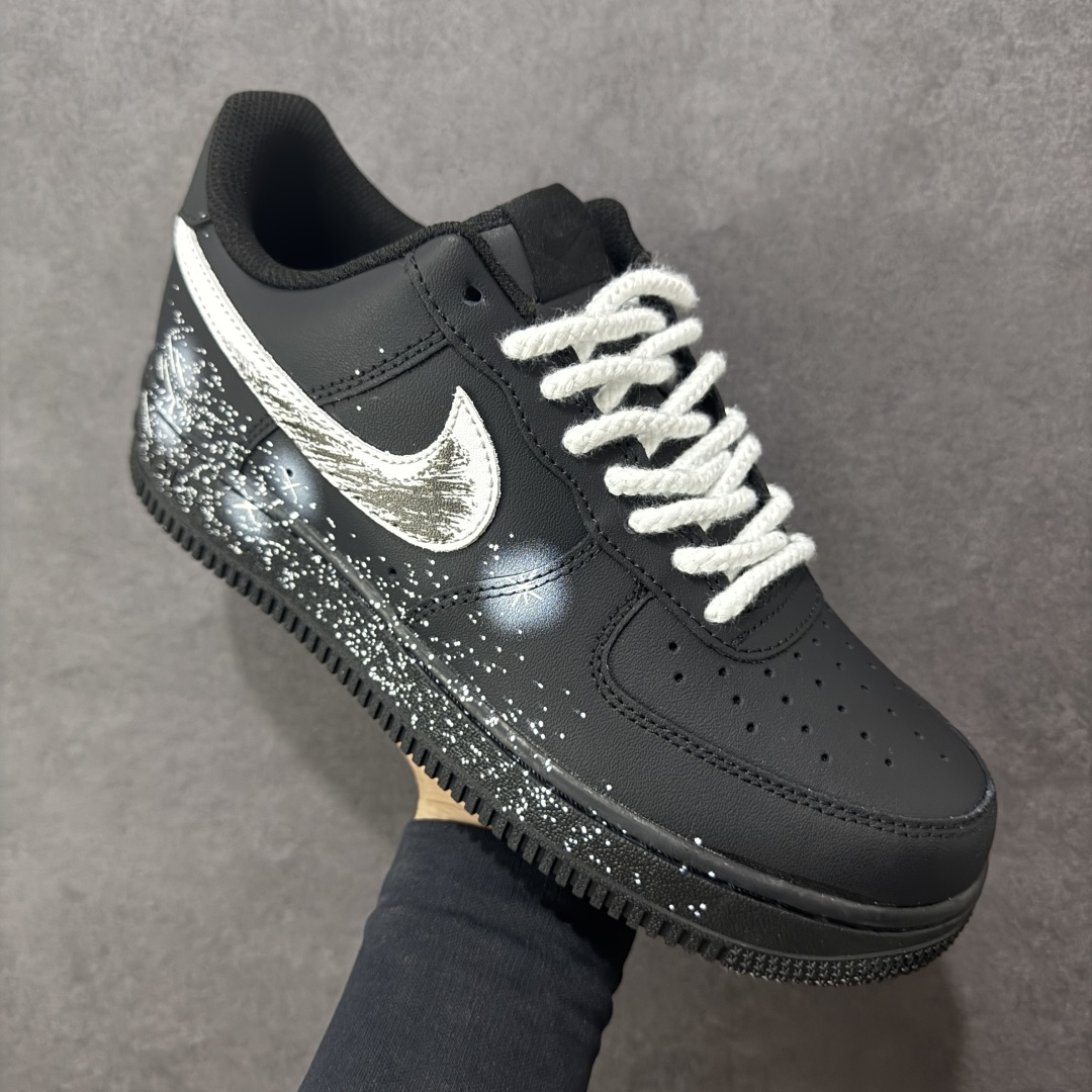 图片[3]-【定制版】Nike Air Force 1 Low’07 繁星似点 手绘 泼墨 空军一号低帮休闲板鞋 定制皮料 定制鞋盒 原楦原纸板 纯正空军版型 内置全掌气垫 货号：ZH0316-101 尺码：36 36.5 37.5 38 38.5 39 40 40.5 41 42 42.5 43 44 44.5 45 编码：HXSA310320-选品中心