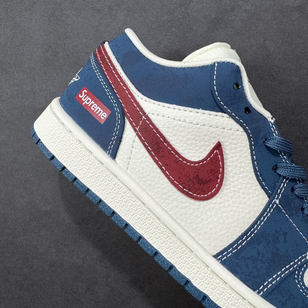 图片[6]-【定制版】Air Jordan 1 Low Sup联名 低帮休闲板鞋 同步官方配色 市场唯一独家头层皮打造 原鞋原档案开发 原厂皮料 原档冲孔鞋头 正确满胶鞋垫 四线拉帮 原厂织唛标 鞋舌高弹海绵填充 货号： QR2025-003 尺码： 36 36.5 37.5 38 38.5 39 40 40.5 41 42 42.5 43 44 45-选品中心