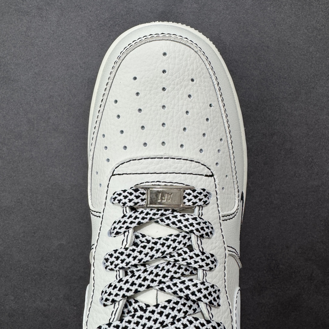 图片[8]-【定制版】Nike Air Force 1\’07 Low 米黑线 空军一号低帮休闲板鞋 CS5288-032  #定制皮料 定制鞋盒 原楦原纸板 纯正空军版型 内置全掌气垫  尺码：36 36.5 37.5 38 38.5 39 40 40.5 41 42 42.5 43 44 44.5 45 编码：HXSA310320-选品中心
