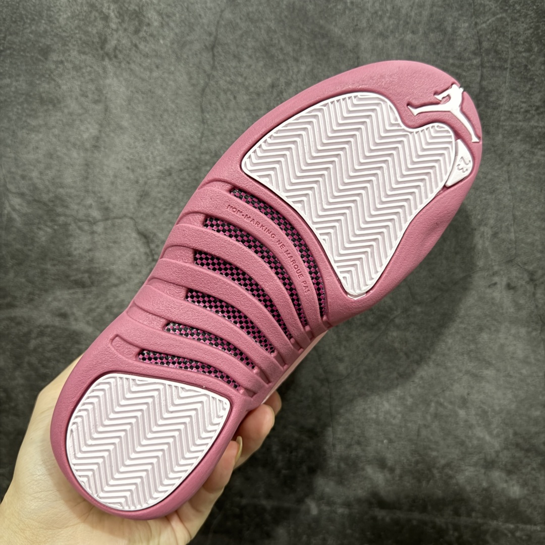图片[9]-【TK至尊版】Air Jordan 12 AJ12乔12 文化篮球鞋 粉色 510815-600 圈内知名口碑大厂出品 原楦原纸板 原厂皮料 原厂碳板打造 极致一眼正品既视感 高端外贸零售专供品质 尺码：36 36.5 37.5 38 38.5 39 40-选品中心