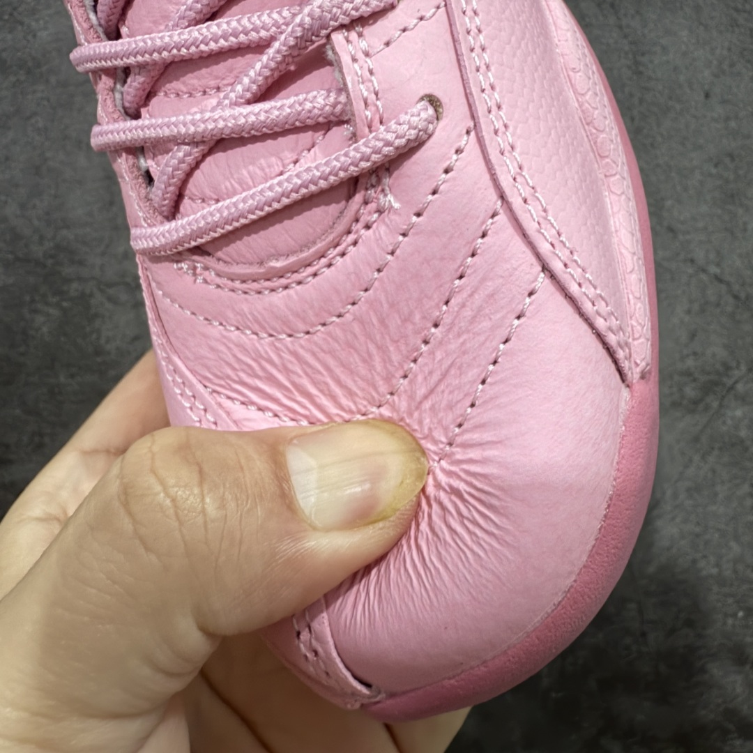 图片[4]-【TK至尊版】Air Jordan 12 AJ12乔12 文化篮球鞋 粉色 510815-600 圈内知名口碑大厂出品 原楦原纸板 原厂皮料 原厂碳板打造 极致一眼正品既视感 高端外贸零售专供品质 尺码：36 36.5 37.5 38 38.5 39 40-选品中心