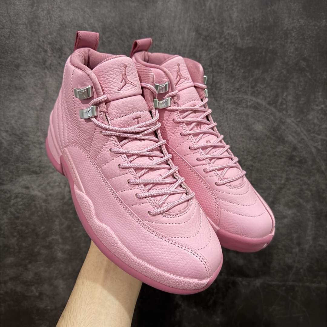 【TK至尊版】Air Jordan 12 AJ12乔12 文化篮球鞋 粉色 510815-600 圈内知名口碑大厂出品 原楦原纸板 原厂皮料 原厂碳板打造 极致一眼正品既视感 高端外贸零售专供品质 尺码:36 36.5 37.5 38 38.5 39 40-选品中心