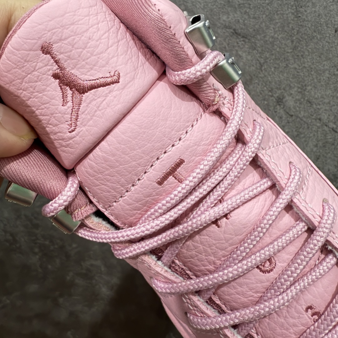 图片[5]-【TK至尊版】Air Jordan 12 AJ12乔12 文化篮球鞋 粉色 510815-600 圈内知名口碑大厂出品 原楦原纸板 原厂皮料 原厂碳板打造 极致一眼正品既视感 高端外贸零售专供品质 尺码：36 36.5 37.5 38 38.5 39 40-选品中心