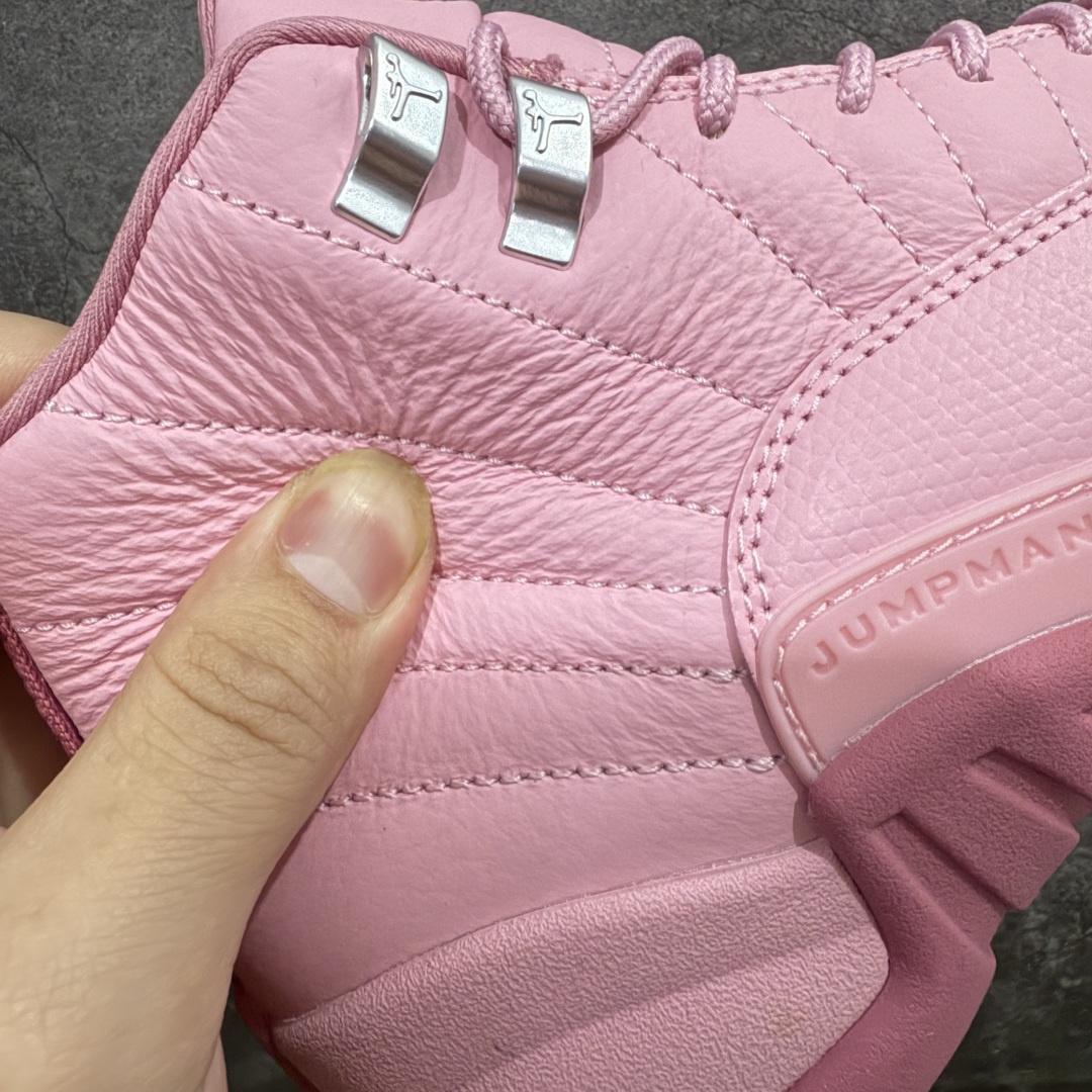 图片[3]-【TK至尊版】Air Jordan 12 AJ12乔12 文化篮球鞋 粉色 510815-600 圈内知名口碑大厂出品 原楦原纸板 原厂皮料 原厂碳板打造 极致一眼正品既视感 高端外贸零售专供品质 尺码：36 36.5 37.5 38 38.5 39 40-选品中心