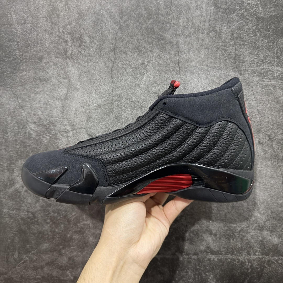 图片[2]-【TK至尊版】Air Jordan 14 Retro AJ14乔14 文化篮球鞋 黑红 487471-003 圈内知名口碑大厂出品 原楦原纸板 原厂皮料 高端外贸充正 零售专供品质 极致一眼正品既视感 高端外贸零售专供品质 尺码：40 40.5 41 42 42.5 43 44 44.5 45 46 47.5 48.5-选品中心