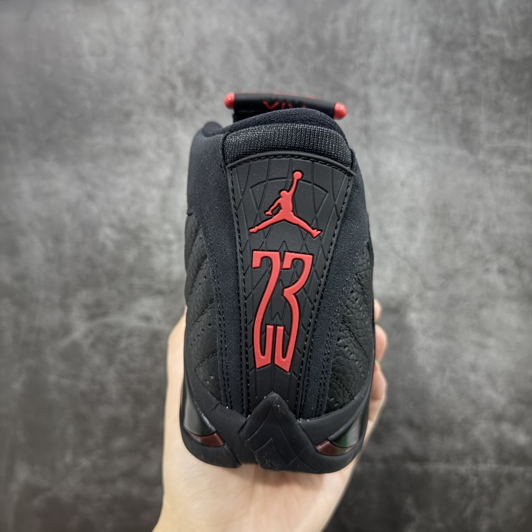 图片[4]-【TK至尊版】Air Jordan 14 Retro AJ14乔14 文化篮球鞋 黑红 487471-003 圈内知名口碑大厂出品 原楦原纸板 原厂皮料 高端外贸充正 零售专供品质 极致一眼正品既视感 高端外贸零售专供品质 尺码：40 40.5 41 42 42.5 43 44 44.5 45 46 47.5 48.5-选品中心