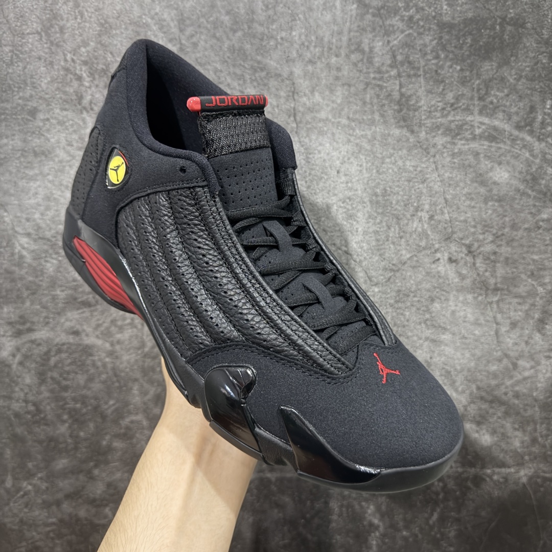 图片[3]-【TK至尊版】Air Jordan 14 Retro AJ14乔14 文化篮球鞋 黑红 487471-003 圈内知名口碑大厂出品 原楦原纸板 原厂皮料 高端外贸充正 零售专供品质 极致一眼正品既视感 高端外贸零售专供品质 尺码：40 40.5 41 42 42.5 43 44 44.5 45 46 47.5 48.5-选品中心