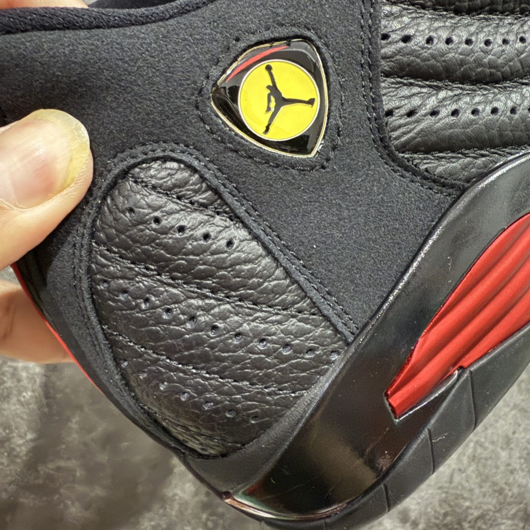 图片[3]-【TK至尊版】Air Jordan 14 Retro AJ14乔14 文化篮球鞋 黑红 487471-003 圈内知名口碑大厂出品 原楦原纸板 原厂皮料 高端外贸充正 零售专供品质 极致一眼正品既视感 高端外贸零售专供品质 尺码：40 40.5 41 42 42.5 43 44 44.5 45 46 47.5 48.5-选品中心