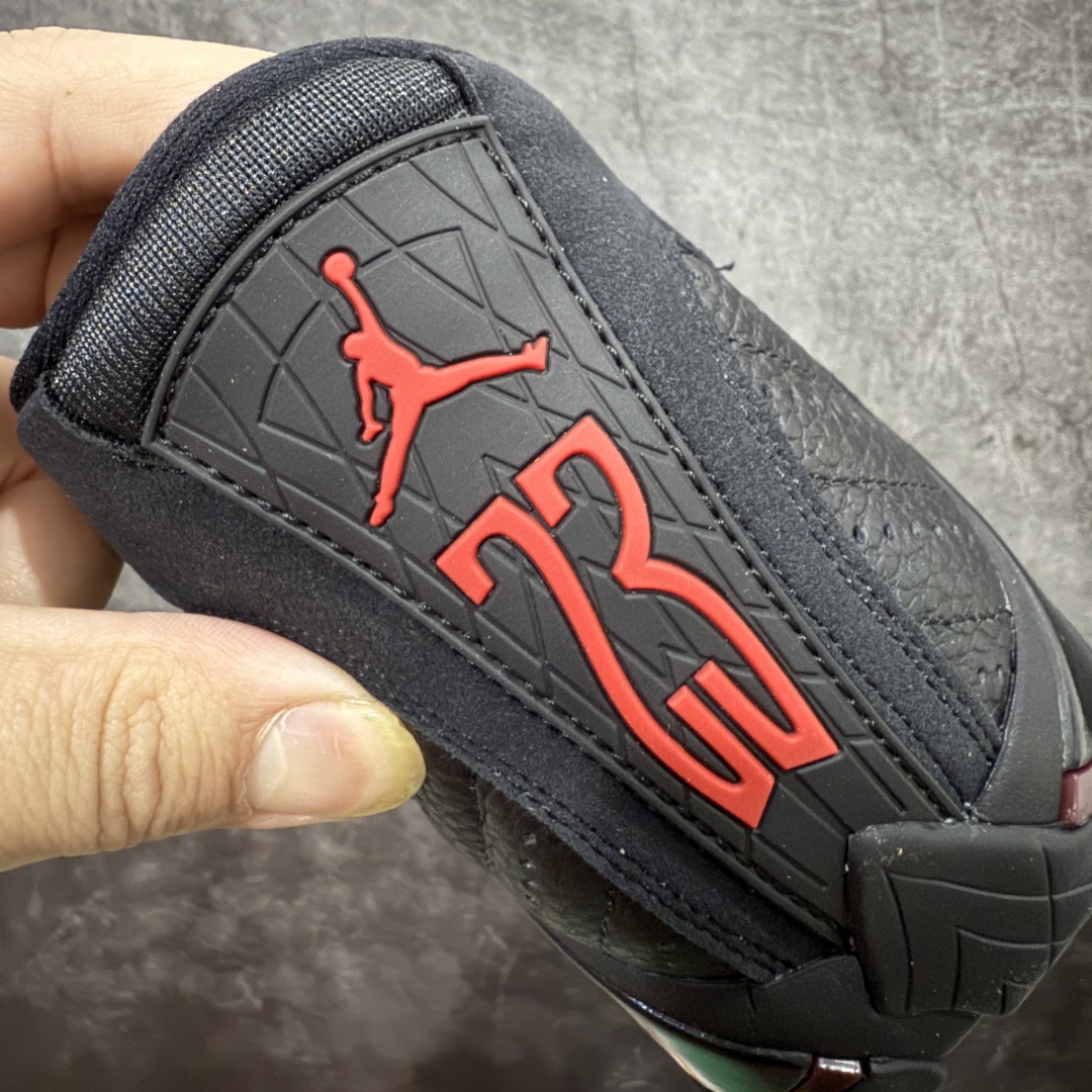 图片[2]-【TK至尊版】Air Jordan 14 Retro AJ14乔14 文化篮球鞋 黑红 487471-003 圈内知名口碑大厂出品 原楦原纸板 原厂皮料 高端外贸充正 零售专供品质 极致一眼正品既视感 高端外贸零售专供品质 尺码：40 40.5 41 42 42.5 43 44 44.5 45 46 47.5 48.5-选品中心