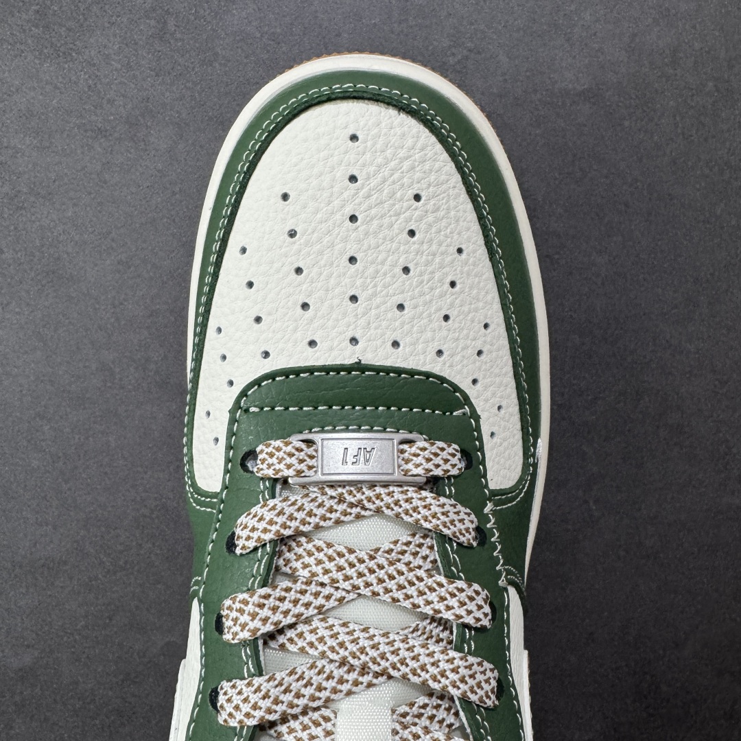 图片[8]-【定制版】Nike Air Force 1\’07 Low UN联名 草绿拼接生胶 空军一号低帮休闲板鞋  #原楦头原纸板 原装鞋盒 定制五金配件 内置全掌气垫 原厂鞋底 货号：JP8028-006  尺码：36 36.5 37.5 38 38.5 39 40 40.5 41 42 42.5 43 44 44.5 45-选品中心