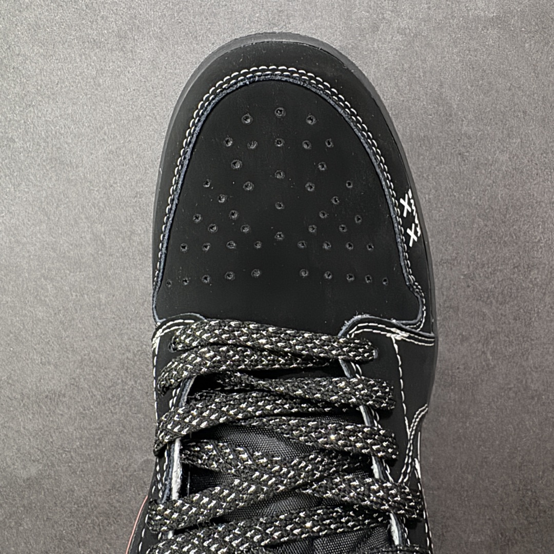 图片[8]-【定制版】Air Jordan 1 Retro Low x KAWS 黑红满天星 官方同步新色 原装级产物 拒绝公底 立体鞋型 细节完美 高清洁度 购置公司同步原材料 原汁原味 忠于原版 货号：QG2025 004 尺码：36 36.5 37.5 38 38.5 39 40 40.5 41 42 42.5 43 44 44.5 45-选品中心