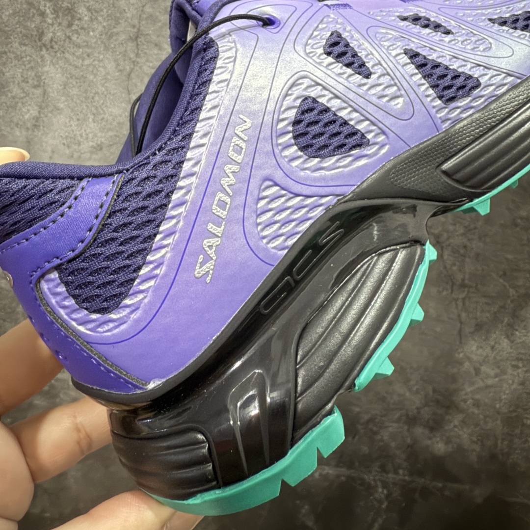 图片[3]-【666版本】SALOMON萨洛蒙 XT-WHISPER VOID 鎏光系列轻便反光跑步鞋 男女同款 幻夜紫 478754 纯原外贸平台特供订单 耗时半年巨作 #全套原纸板楦头开发 #原厂特供网布配套加持 #确保原汁原味 完美呈现版型 #原档数据独家私模五层组合大底 #男女鞋同步官方开发至46 #原装Ortholite轻量化鞋垫 #中底布带钢印编号 原厂TPU锁扣 #进口港宝加持 后跟自然饱满 还原公司包裹性 #鞋面采用SENSIFT贴合技术 #全方位贴合包裹脚型 #鞋跟部鞋底牵引设计 #提供强大的抓地性能 #更适应野外崎岖不平的道路 #基于 SALOMON 初代 XT 鞋身造型并搭载 4D ADVANCED CHASSIS™ 大底打造而成 为这款 XT-WHISPER 带来了多项足部控制与保护等功能性 如在运动过程中控制左右晃动的过程而提高稳定性、改善长途越野过程中足中到足尖的过渡、提高感知岩石的精确度以抵抗尖锐物体对脚底的伤害以及采用动态缓冲来增强穿着舒适感 从而减轻疲劳感 使 XT-WHISPER 成为一双舒适且安全的户外之履 货号：478754 尺码：36 36.5 37.5 38 38.5 39 40 40.5 41 42 42.5 43 44 45 46-选品中心