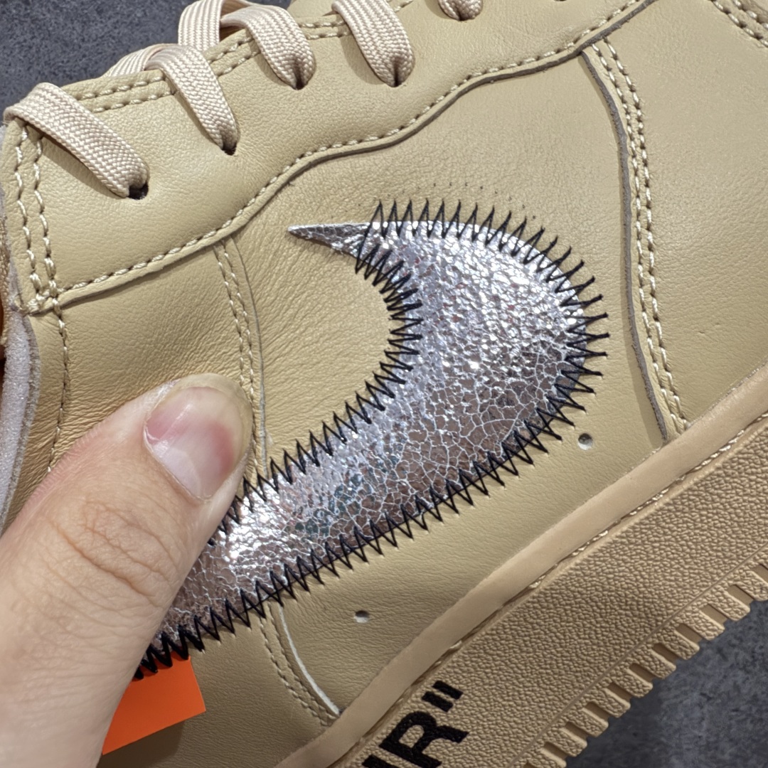 图片[4]-【Top纯原】OFF-WHITE X NK Air Force 1 \” OW联名空军一号低帮板鞋 市售最高工艺 知名厂牌 国内头部一线大厂出品 原鞋原厂贝利皮料打造 正确卡色 所有材料均来自原厂 细节对比原鞋 外贸充正 高端零售专供品质 货号：FD6900-200 尺码：40 40.5 41 42 42.5 43 44 44.5 45 46 47.5-选品中心