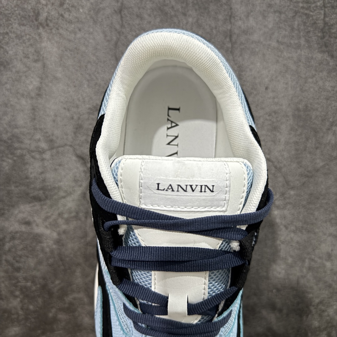 图片[8]-【广东纯原版本】LANVIN JLA浪凡时尚休闲运动鞋 情侣款跑步鞋 上脚好看舒适 配全套包装 头层牛皮/牛反绒 运动鞋织物透气网料 尺码：35 36 37 38 39 40 41 42 43 44 45-选品中心