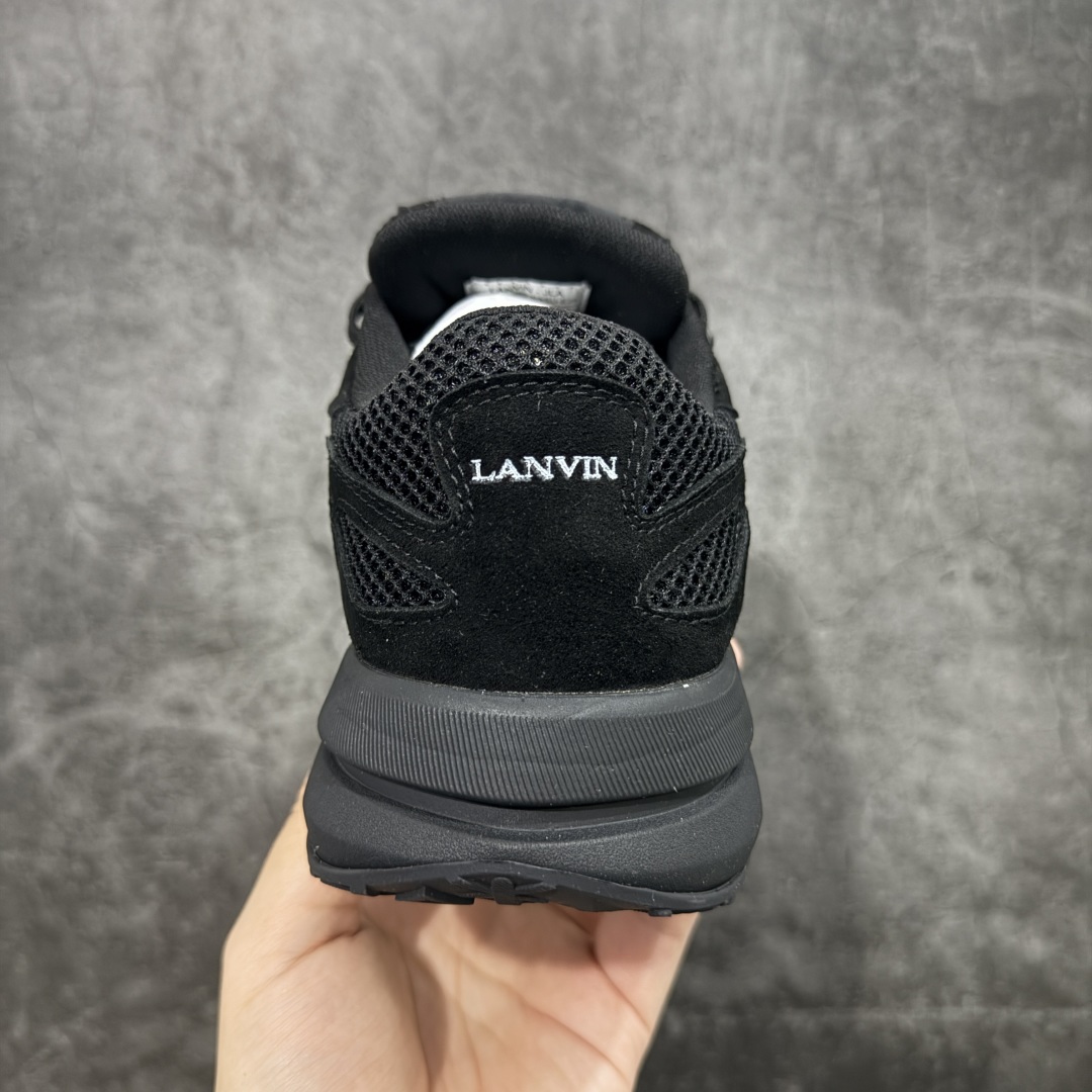 图片[4]-【广东纯原版本】LANVIN JLA浪凡时尚休闲运动鞋 情侣款跑步鞋 上脚好看舒适 配全套包装 头层牛皮/牛反绒 运动鞋织物透气网料 尺码：35 36 37 38 39 40 41 42 43 44 45-选品中心