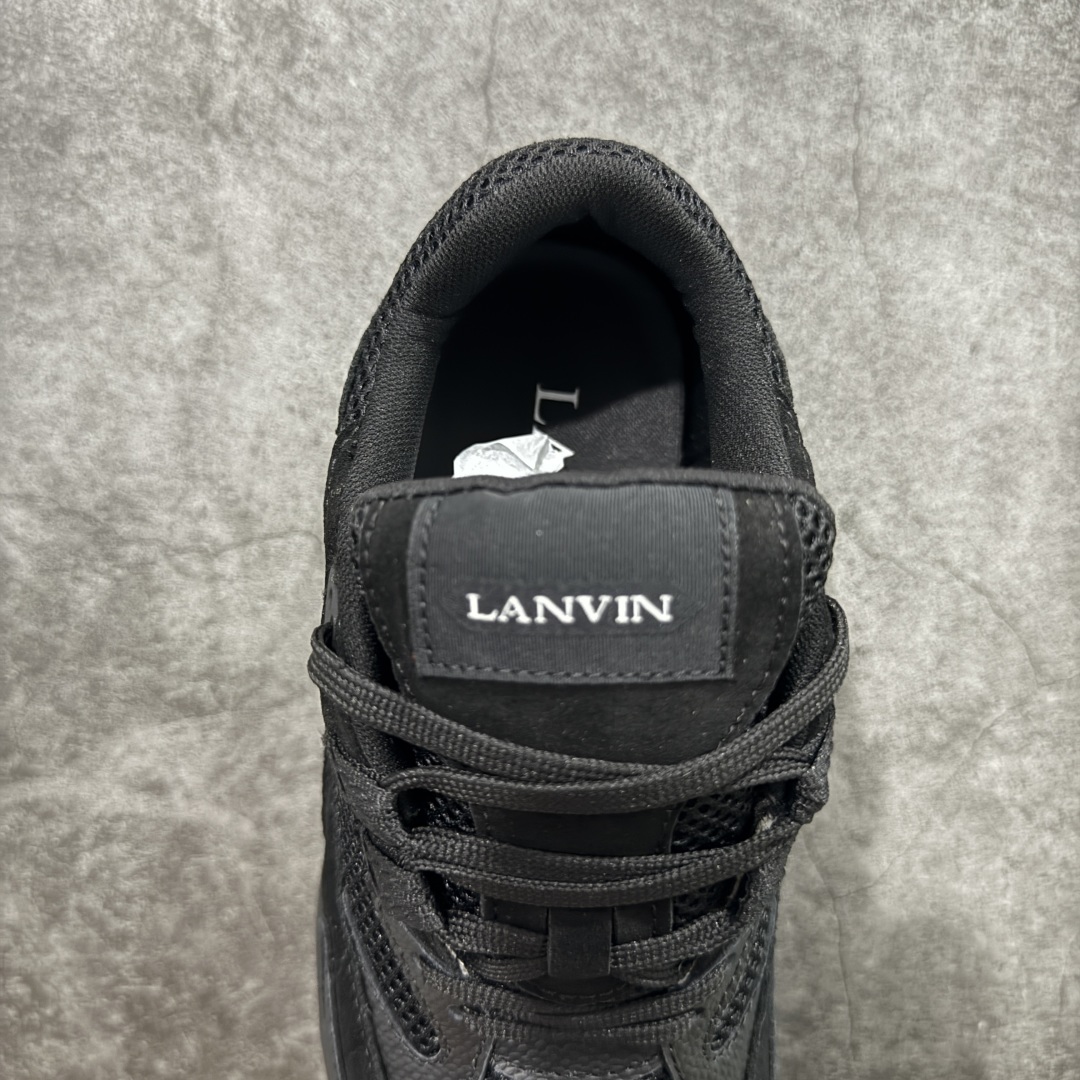 图片[8]-【广东纯原版本】LANVIN JLA浪凡时尚休闲运动鞋 情侣款跑步鞋 上脚好看舒适 配全套包装 头层牛皮/牛反绒 运动鞋织物透气网料 尺码：35 36 37 38 39 40 41 42 43 44 45-选品中心