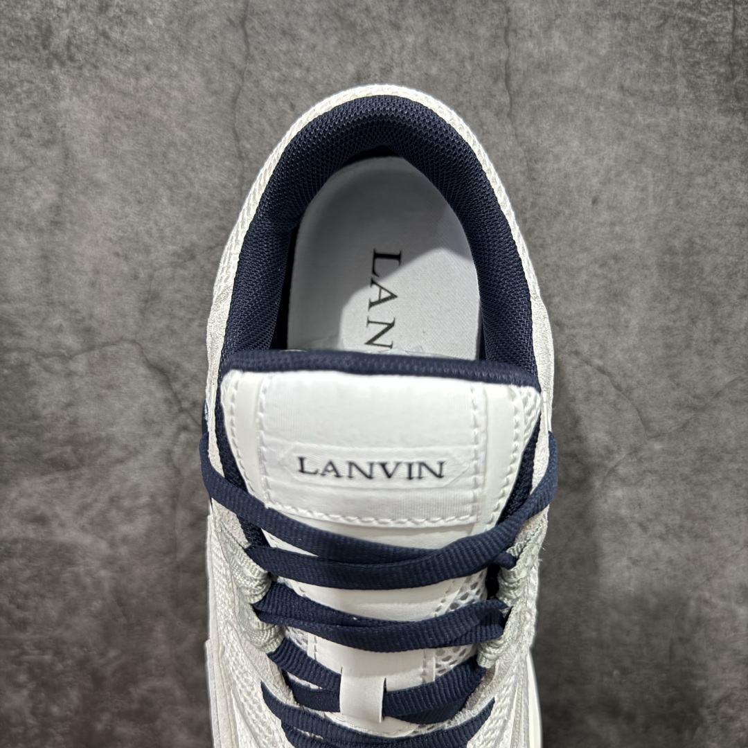 图片[8]-【广东纯原版本】LANVIN JLA浪凡时尚休闲运动鞋 情侣款跑步鞋 上脚好看舒适 配全套包装 头层牛皮/牛反绒 运动鞋织物透气网料 尺码：35 36 37 38 39 40 41 42 43 44 45-选品中心