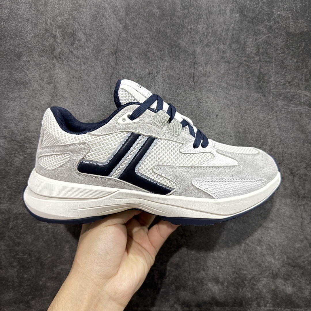 【广东纯原版本】LANVIN JLA浪凡时尚休闲运动鞋 情侣款跑步鞋 上脚好看舒适 配全套包装 头层牛皮/牛反绒 运动鞋织物透气网料 尺码:35 36 37 38 39 40 41 42 43 44 45-选品中心
