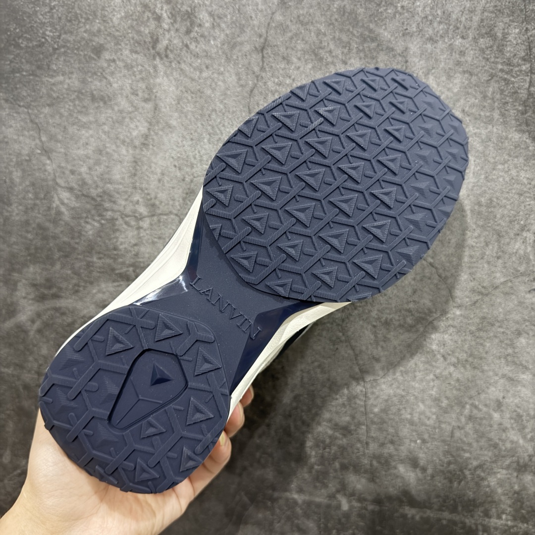 图片[9]-【广东纯原版本】LANVIN JLA浪凡时尚休闲运动鞋 情侣款跑步鞋 上脚好看舒适 配全套包装 头层牛皮/牛反绒 运动鞋织物透气网料 尺码：35 36 37 38 39 40 41 42 43 44 45-选品中心