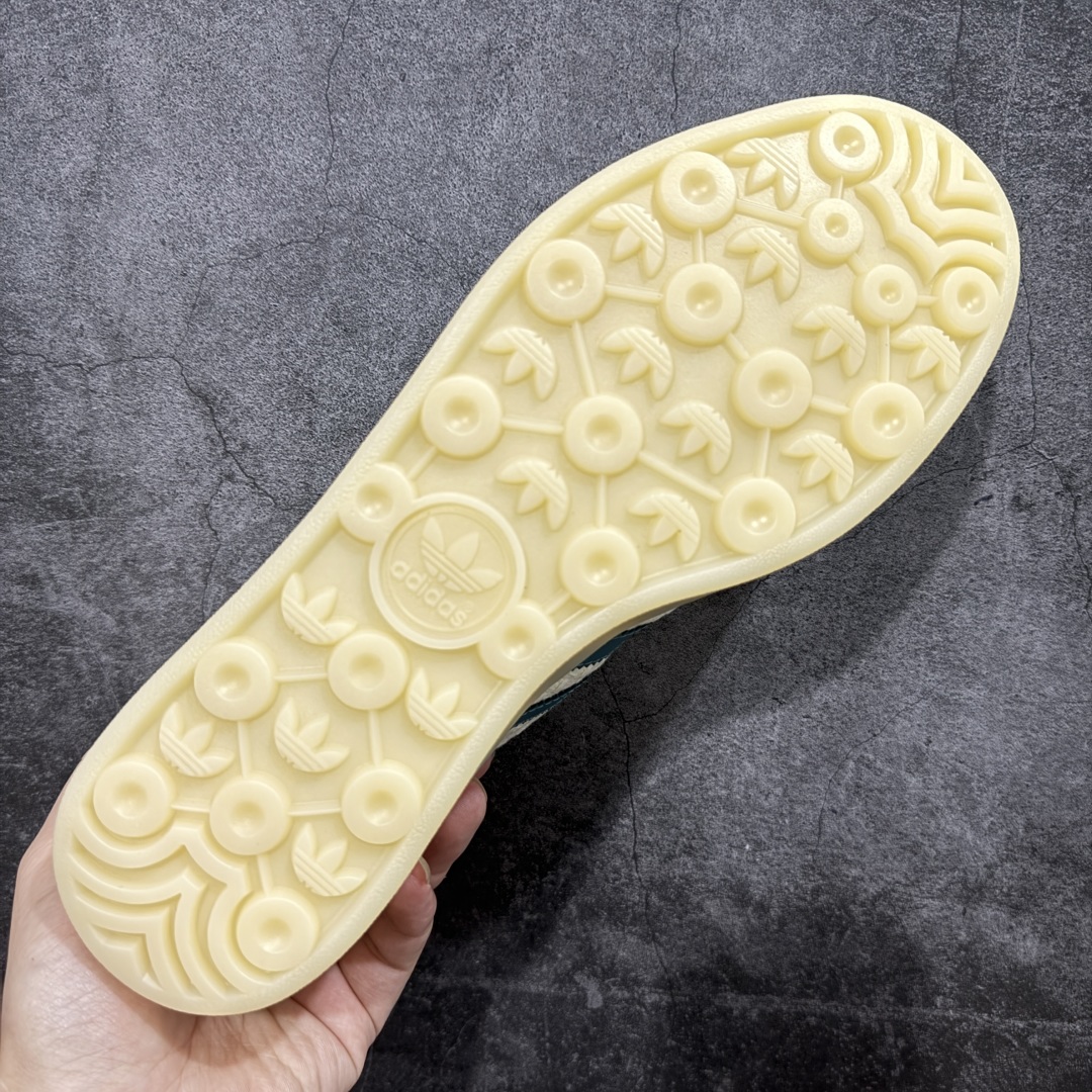 【纯原XL版本】Adidas Originals Gazelle INdoor 灰白三叶草休闲防滑耐磨低