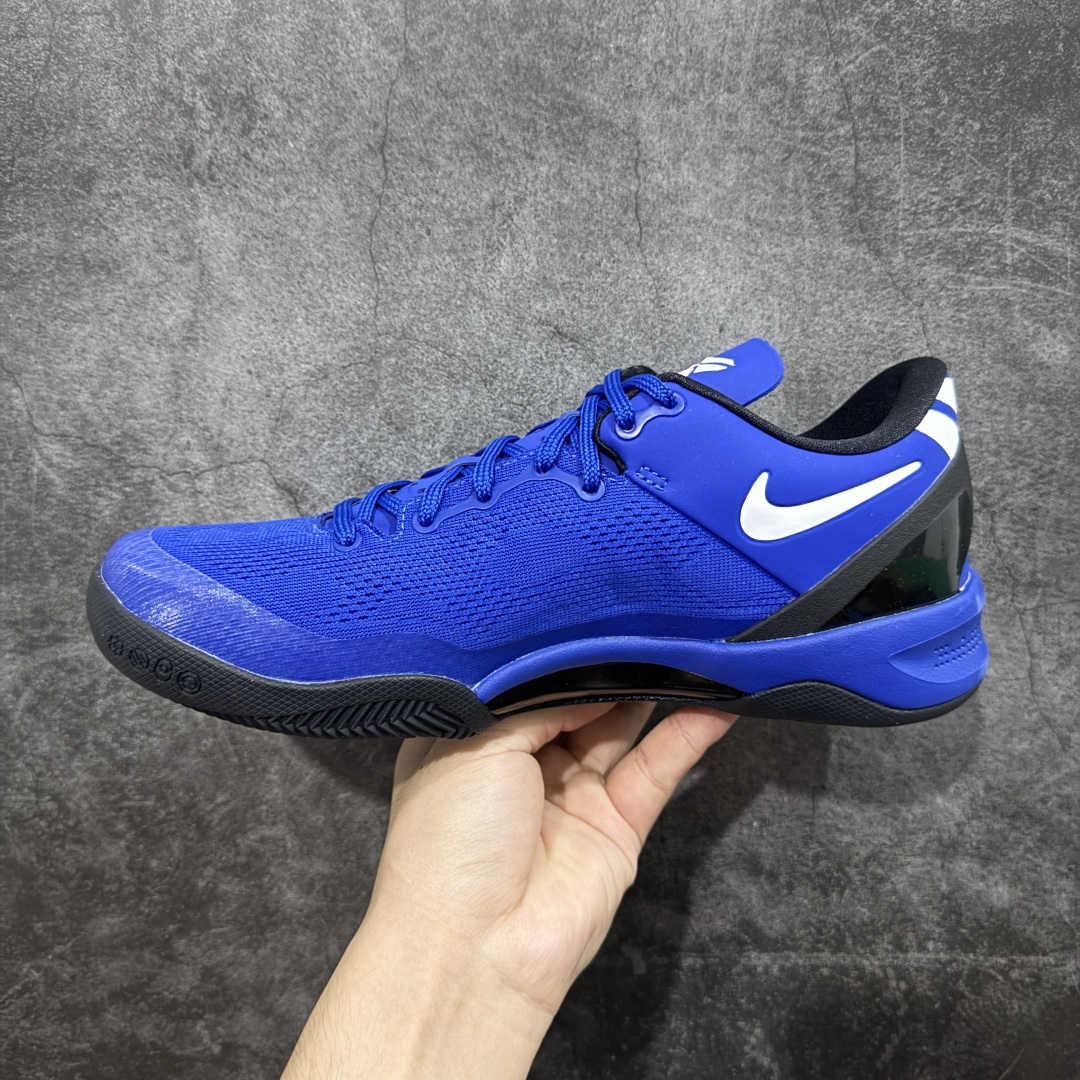 图片[2]-【GX纯原】NK Zoom Kobe Ⅷ System 科比8代复刻实战运动低帮文化篮球鞋 黑蓝白 555035-202 完美复刻公司货 React科技鞋垫加持 实战配置直接拉满 原楦纸板开发 鞋身流线型、后跟塑形 区分土肥圆 原厂针织鞋面一针一线匹配原版 全身鞋材卡料色独家定制 唯一万针立体刺绣SWOOSH 真实底模最大50.5 实战利器 专供海外市场 独立原厂模具 首批不拼图大几率过验 亲测已过 支持各种高强度实战 无需担心 补货周期极长 脚宽建议买大半码 科比系列前掌偏窄 支持七天无理由退换 尺码： 40 40.5 41 42 42.5 43 44 44.5 45 46 47.5 48.5 49.5 50.5-选品中心