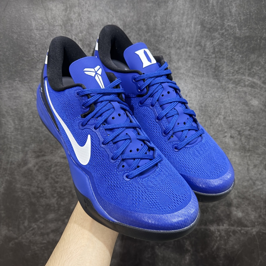 【GX纯原】NK Zoom Kobe Ⅷ System 科比8代复刻实战运动低帮文化篮球鞋 黑蓝白 555035-202 完美复刻公司货 React科技鞋垫加持 实战配置直接拉满 原楦纸板开发 鞋身流线型、后跟塑形 区分土肥圆 原厂针织鞋面一针一线匹配原版 全身鞋材卡料色独家定制 唯一万针立体刺绣SWOOSH 真实底模最大50.5 实战利器 专供海外市场 独立原厂模具 首批不拼图大几率过验 亲测已过 支持各种高强度实战 无需担心 补货周期极长 脚宽建议买大半码 科比系列前掌偏窄 支持七天无理由退换 尺码: 40 40.5 41 42 42.5 43 44 44.5 45 46 47.5 48.5 49.5 50.5-选品中心