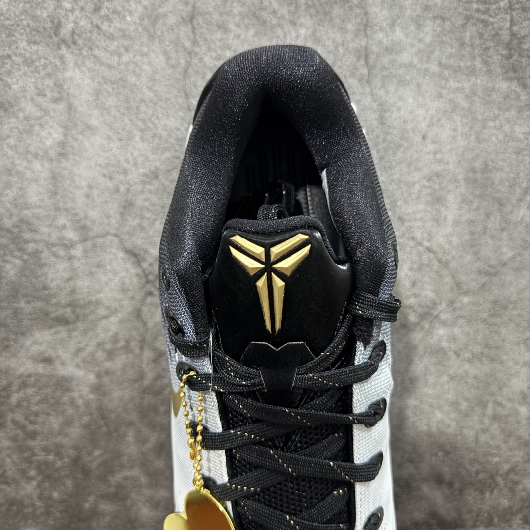 图片[8]-【S2版本】NK Kobe 9 Elite Low Protro EM 科比九代 黑白渐变大理石 S2纯原生产线 #React科技鞋垫加持 实战配置直接拉满 #原楦纸板开发 鞋身流线型、后跟塑形，区分土肥圆 #原厂针织鞋面一针一线匹配原版 #全身鞋材卡料色独家定制 热压印SWOOSH #真实底模最大48.5 实战利器 专供海外市场 货号：FZ7333-002 尺码：40 40.5 41 42 42.5 43 44 44.5 45 46 47.5 48.5（脚宽、脚胖 建议买大半码）-选品中心