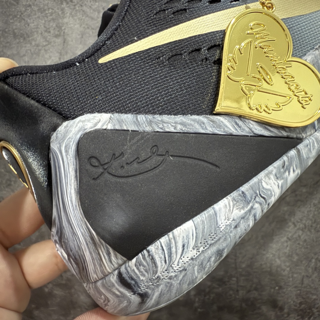 图片[3]-【S2版本】NK Kobe 9 Elite Low Protro EM 科比九代 黑白渐变大理石 S2纯原生产线 #React科技鞋垫加持 实战配置直接拉满 #原楦纸板开发 鞋身流线型、后跟塑形，区分土肥圆 #原厂针织鞋面一针一线匹配原版 #全身鞋材卡料色独家定制 热压印SWOOSH #真实底模最大48.5 实战利器 专供海外市场 货号：FZ7333-002 尺码：40 40.5 41 42 42.5 43 44 44.5 45 46 47.5 48.5（脚宽、脚胖 建议买大半码）-选品中心