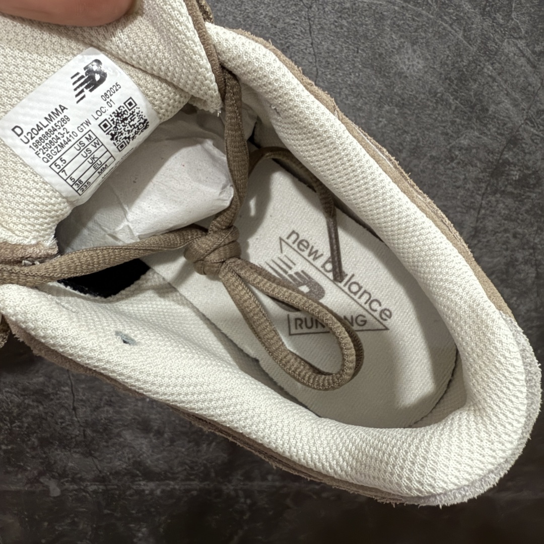 【纯原】New Balance NB204L 薄底鞋 薄底皮质鞋带德训miu系 减震耐磨包裹性支撑轻便 