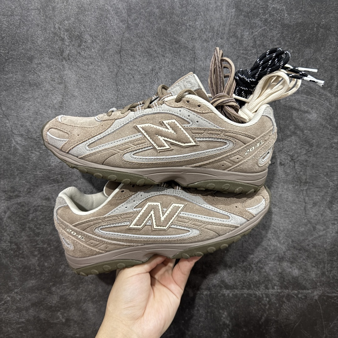 【纯原】New Balance NB204L 薄底鞋 薄底皮质鞋带德训miu系 减震耐磨包裹性支撑轻便 