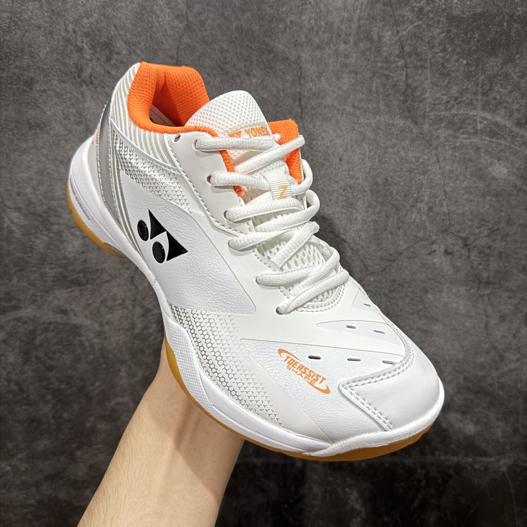 【外贸版】YONEX尤尼克斯 BADMINTON SHOES 织物合成革 舒适透气防滑低帮羽毛球鞋 加宽