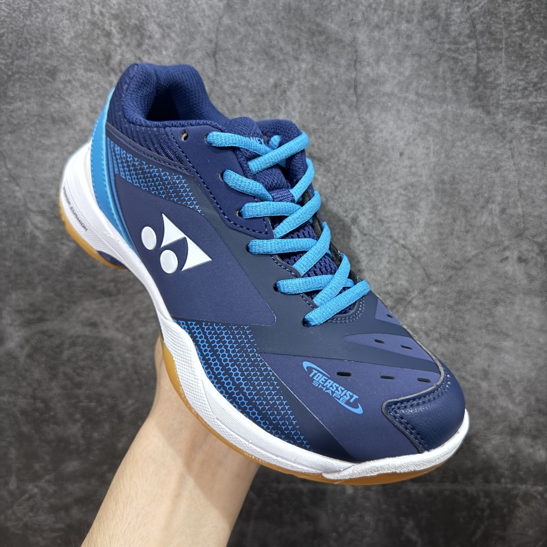 【外贸版】YONEX尤尼克斯 BADMINTON SHOES 织物合成革 舒适透气防滑低帮羽毛球鞋 加宽