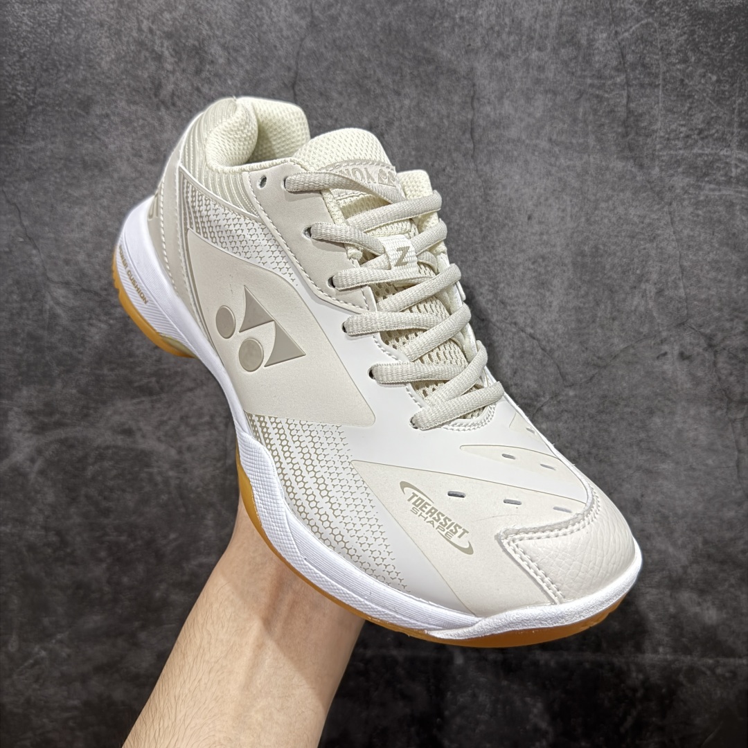 【外贸版】YONEX尤尼克斯 BADMINTON SHOES 织物合成革 舒适透气防滑低帮羽毛球鞋 加宽