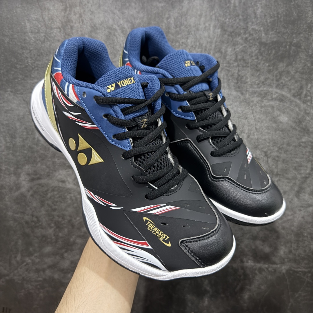 图片[8]-【外贸版】YONEX尤尼克斯 BADMINTON SHOES 织物合成革 舒适透气防滑低帮羽毛球鞋 加宽楦设计，上脚体验更佳，采用动力垫+设计，减震蓄能，保护脚踝;人体工程防撞鞋头，保护脚趾;鞋底采用放射状桨翼大底，提升全方位的防滑性，抓地力更强;大底采用石墨碳素板设计，增强鞋底支撑;网面透气孔设计，增强鞋内热量释放。 尺码：36-45-选品中心