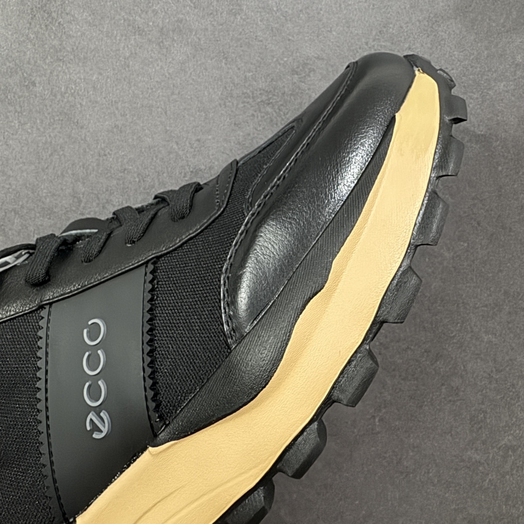图片[5]-【公司级】Ecco 爱步春季新款 柔酷7号系列 百搭轻盈休闲鞋 #牛皮与仿工手工织带的拼接鞋面 成熟与潮流的碰撞 以撞色组合 演绎经典复古之风 柔软织物内里 舒适脚感 PU外底 灵活自如 轻盈柔韧 舒适耐穿 货号：756558 01001 尺码：38 39 40 41 42 43 44 皮鞋码-选品中心