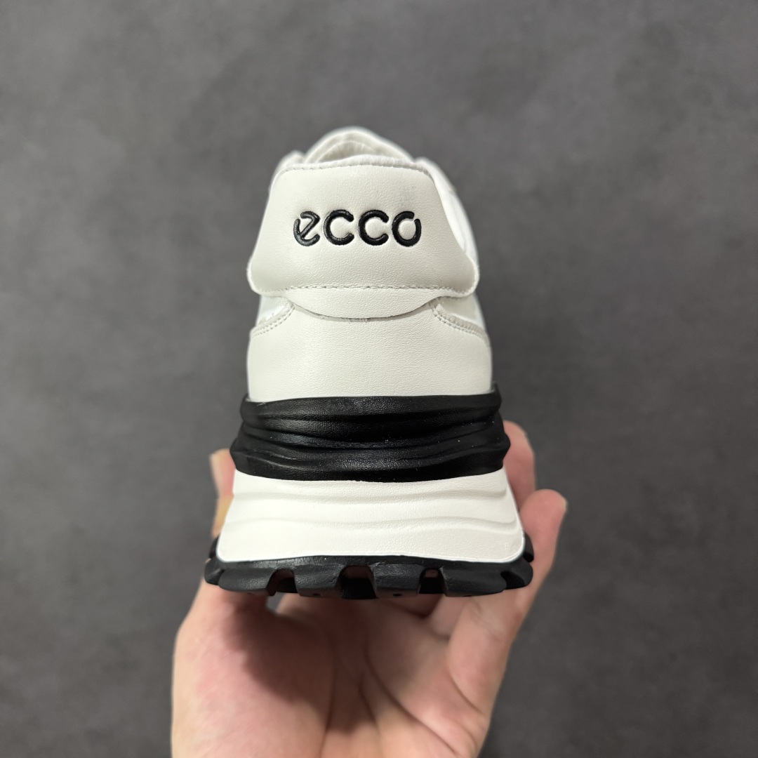 图片[4]-【公司级】Ecco 爱步春季新款 柔酷7号系列 百搭轻盈休闲鞋 #牛皮与仿工手工织带的拼接鞋面 成熟与潮流的碰撞 以撞色组合 演绎经典复古之风 柔软织物内里 舒适脚感 PU外底 灵活自如 轻盈柔韧 舒适耐穿 货号：756558 01002 尺码：38 39 40 41 42 43 44 皮鞋码-选品中心