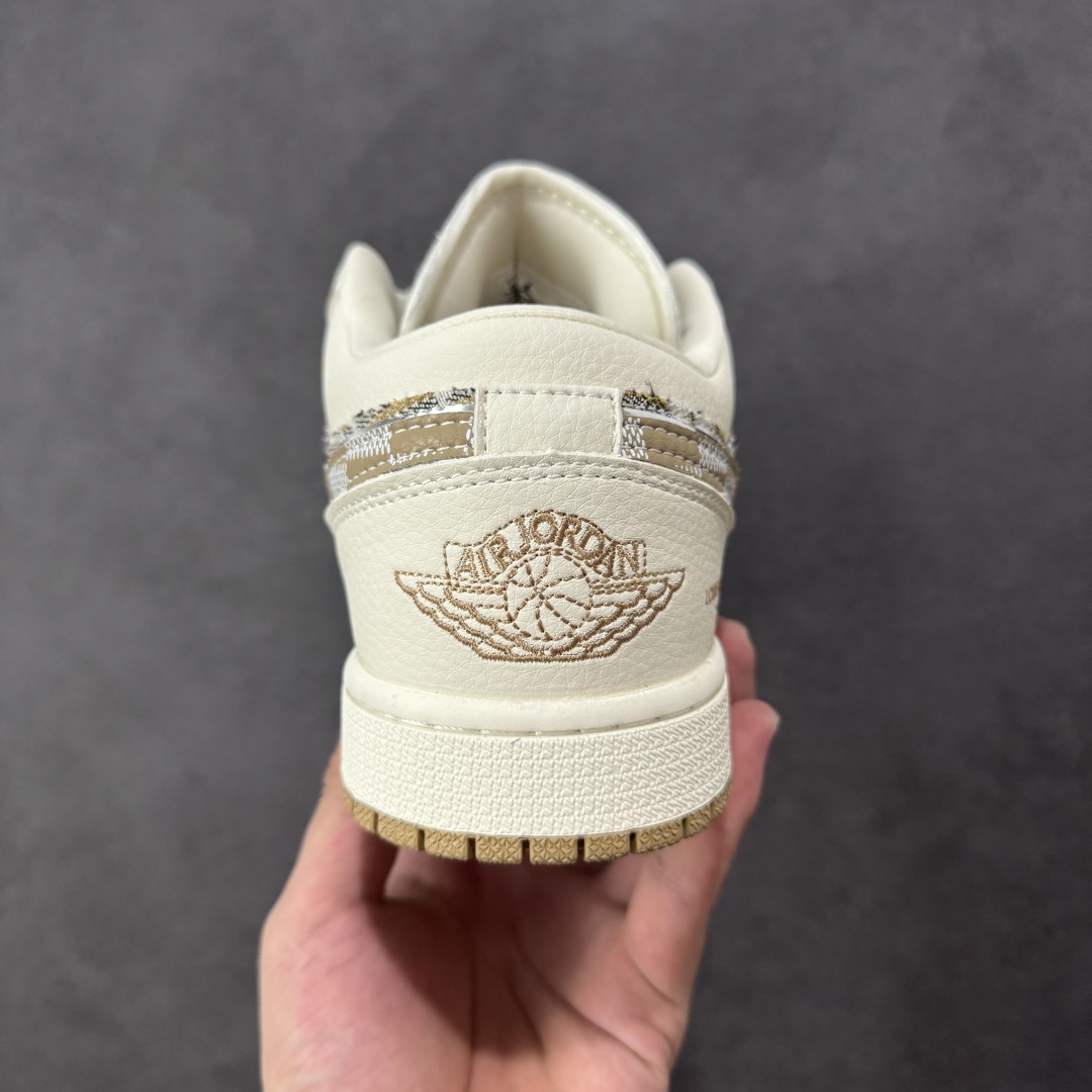 【纯原】海外爆款限量发售！高端定制Air Jordan 1 Low AJ1 乔1 “LV路易威登联名--