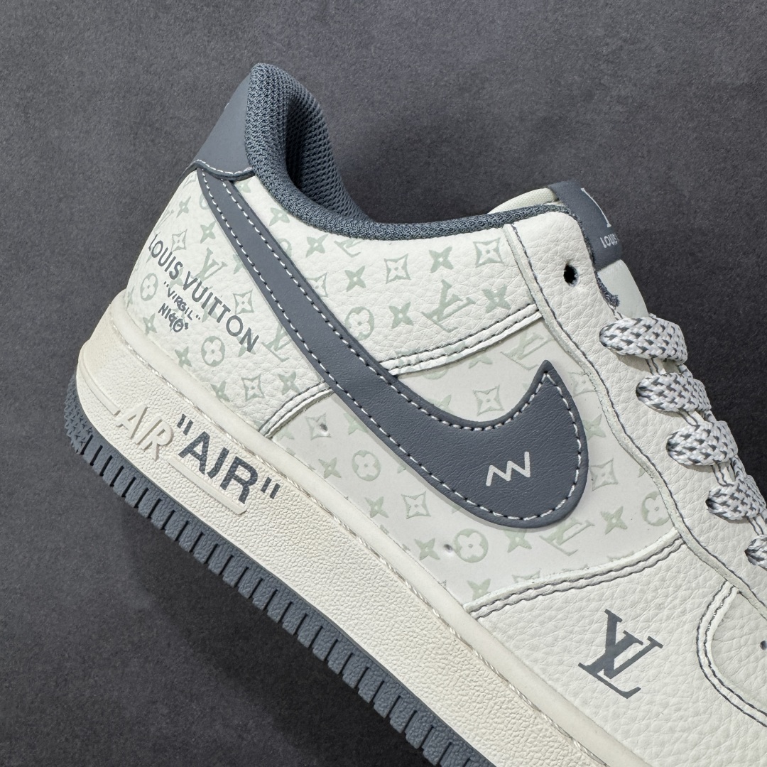 图片[6]-【定制版】NIke Air Force 1 \’07 Low “LV联名——米黑织标”空军一号 低帮 运动鞋 休闲鞋 折边针车 工艺难度大 原楦头原纸板 原装鞋盒 定制五金配件 内置全掌气垫 原厂鞋底 货号：CX5050-Y08 尺码：36 36.5 37.5 38 38.5 39 40 40.5 41 42 42.5 43 44 44.5 45 编码：HXSA310320-选品中心