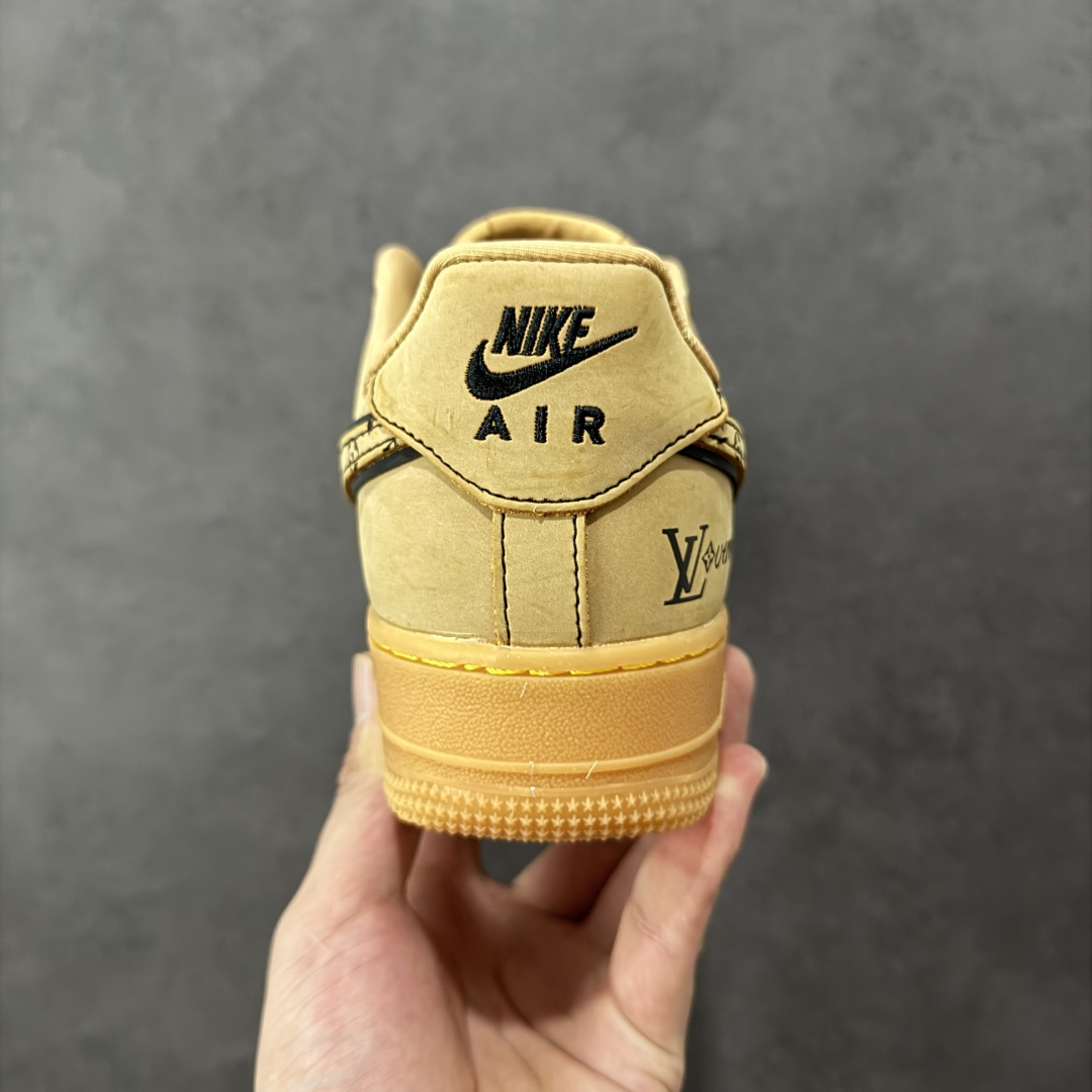 图片[4]-【定制版】Nike Air Force 1\’07 Low LV联名 小麦印花 空军一号低帮休闲板鞋  #原楦头原纸板 原装鞋盒 原厂鞋底 超高清洁度 细节完美 货号：DK0188-082  尺码：36 36.5 37.5 38 38.5 39 40 40.5 41 42 42.5 43 44 44.5 45-选品中心