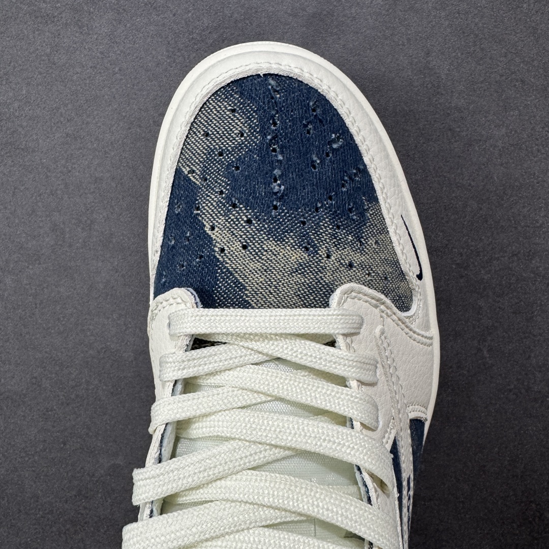 图片[8]-【定制版】Louis Vuitton x Travis Scott x Air Jordan 1 Low 路易威登LV x AJ1 低帮 白蓝牛仔倒钩 AJ1 乔丹1代 aj1 乔1 低邦 白蓝牛仔倒勾联名 乔丹篮球鞋系列 鞋款整体以水洗蓝牛仔为底搭配白色框架覆盖层，标志性的反钩Swoosh Logo采用白色呈现，内侧也辅以白色Swoosh Logo点缀，鞋舌等多处TS标志性元素均得以保留；后跟侧下方印有LV字样，鞋舌上以LV字样呈现，后跟的鬼脸Logo标志以及Wings Logo均采用蓝色刺绣打造，彰显联名身份；最后以米白色中底搭配蓝色橡胶外底完善整体设计收尾。 货号：LD2028-044 尺码：36 36.5 37.5 38 38.5 39 40 40.5 41 42 42.5 43 44 44.5 45 编码：HXSB330340-选品中心