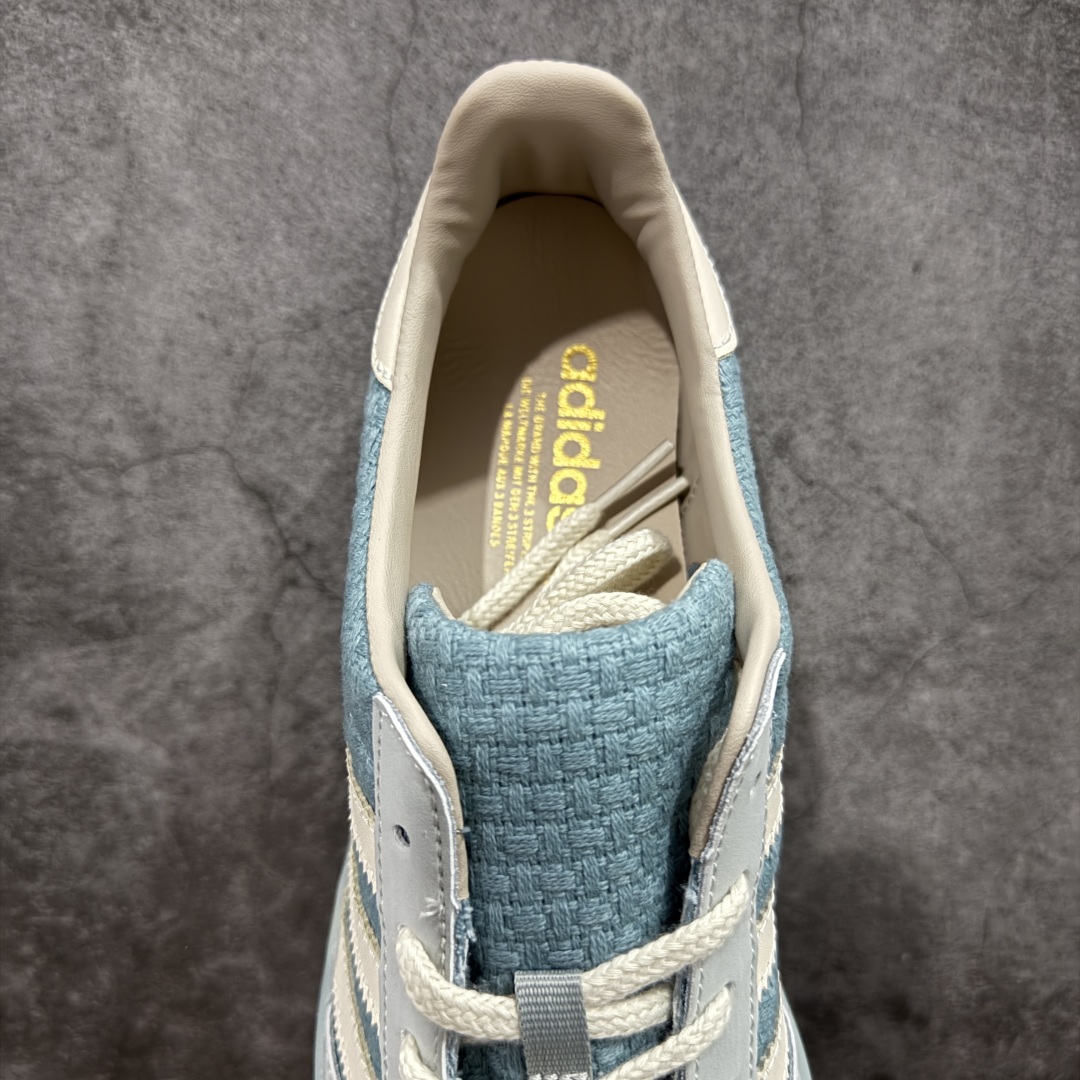图片[8]-【纯原XL版本】Adidas Originals Gazelle INdoor 蓝白 三叶草休闲防滑耐磨低帮板鞋 鞋头出色设计 塑就出众贴合感 稳固的后跟贴合足部曲线设计 软弹舒适 不易磨脚 橡胶鞋底配合防滑纹路设计 平稳抓地 货号：JR8852 尺码：35 36 36.5 37.5 38 38.5 39.5 40 40.5 41.5 42 42.5 43 44 45-选品中心