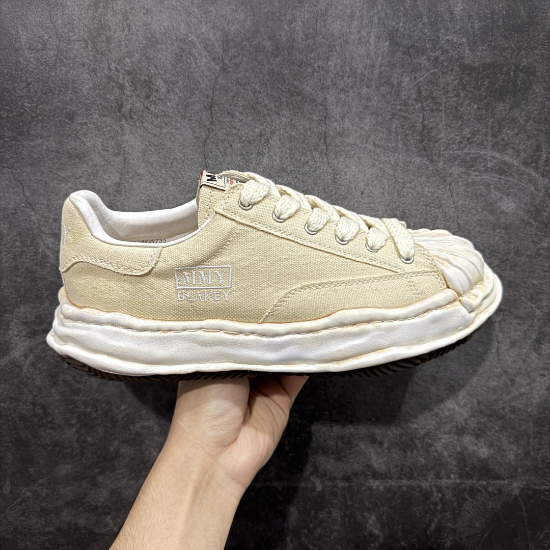 【东莞纯原版】三原康裕MMY/Maison MIHARA YASUHIRO Wayne Original Sole Leather Low Sneaker版变形溶解雪糕底低帮百搭休闲运动板鞋 东莞原产 原楦原纸版开发 全新开发 双模一次发泡点位气孔EVA中底 底部嵌入组合RB橡胶耐磨大底 采用全粒面头层皮革鞋面材质 正确织麦及包装盒 清晰后跟电绣LOGO🆚区别市面普通版本尺码:35 36 37 38 39 40 41 42 43 44 45 正常尺码-选品中心