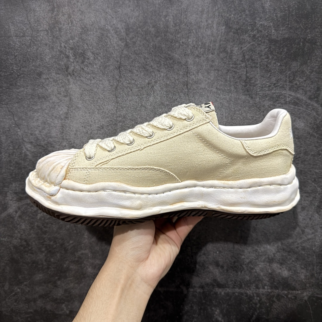 图片[2]-【东莞纯原版】三原康裕MMY/Maison MIHARA YASUHIRO Wayne Original Sole Leather Low Sneaker版变形溶解雪糕底低帮百搭休闲运动板鞋 东莞原产 原楦原纸版开发 全新开发 双模一次发泡点位气孔EVA中底 底部嵌入组合RB橡胶耐磨大底 采用全粒面头层皮革鞋面材质 正确织麦及包装盒 清晰后跟电绣LOGO🆚区别市面普通版本尺码：35 36 37 38 39 40 41 42 43 44 45 正常尺码-选品中心