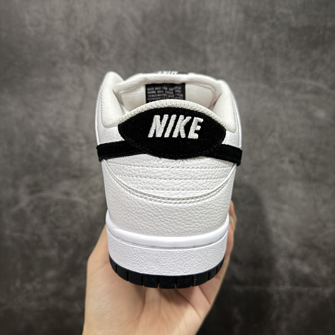 图片[4]-【免修ST版本】Nike SB Dunk Low 经典白黑 低帮休闲板鞋 #配色鞋身通体采用皮革材质打造，配色方面以经典的简约白黑色呈现 货号：HF3704-100 尺码：36 36.5 37.5 38 38.5 39 40 40.5 41 42 42.5 43 44 44.5 45 46-选品中心