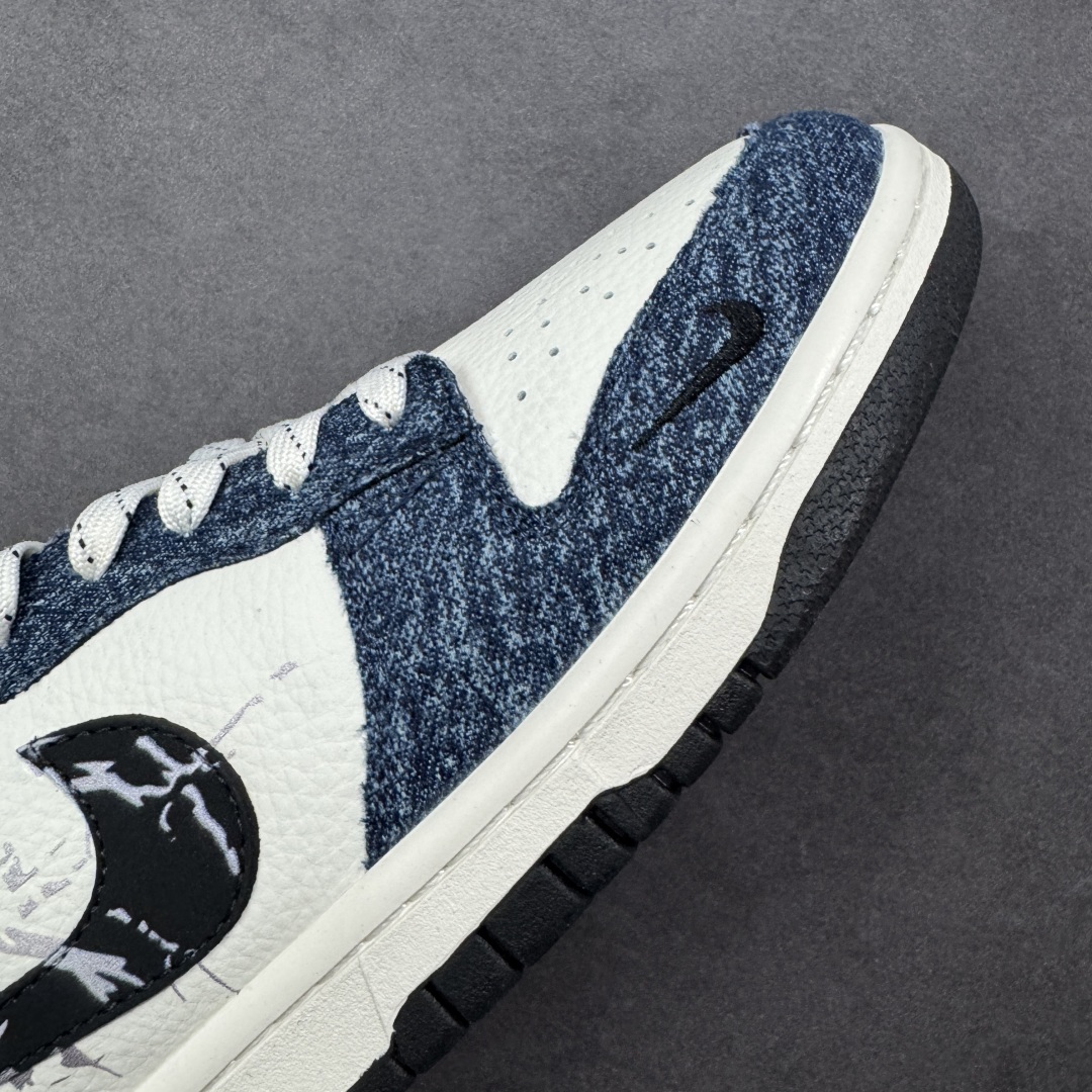 图片[5]-【定制版】Nike SB Dunk Low“天使联名—牛仔蓝涂鸦” 高端定制 低帮休闲板鞋 定制鞋盒 大厂纯原品质出货 超高清洁度 皮料切割干净无任何毛边 细节完美 货号：XD6188-049 尺码：36 36.5 37.5 38 38.5 39 40 40.5 41 42 42.5 43 44 44.5 45 编码：CCB310320-选品中心