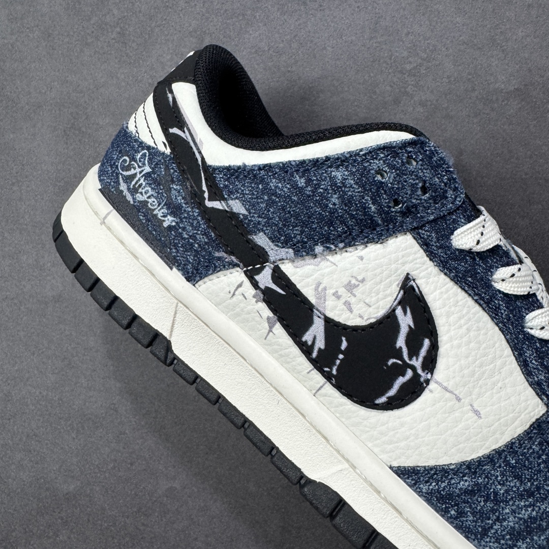 图片[6]-【定制版】Nike SB Dunk Low“天使联名—牛仔蓝涂鸦” 高端定制 低帮休闲板鞋 定制鞋盒 大厂纯原品质出货 超高清洁度 皮料切割干净无任何毛边 细节完美 货号：XD6188-049 尺码：36 36.5 37.5 38 38.5 39 40 40.5 41 42 42.5 43 44 44.5 45 编码：CCB310320-选品中心