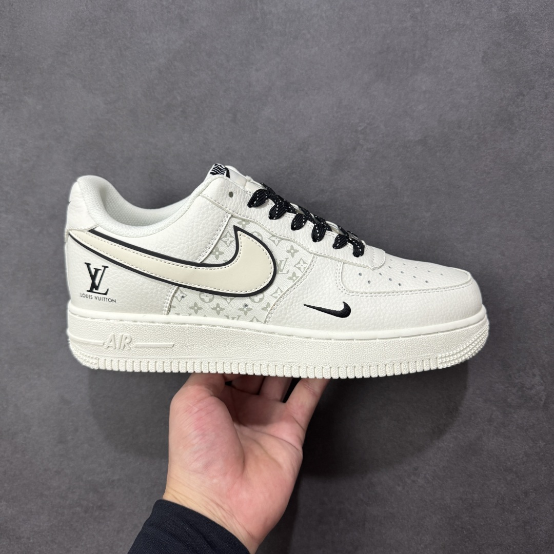 【定制版】Nike Air Force 1\'07 Low LV联名 米白小黑勾 空军一号低帮休闲板鞋  #原楦头原纸板 定制鞋盒 定制五金配件 内置全掌气垫 原厂鞋底 货号:CS5288-035  尺码:36 36.5 37.5 38 38.5 39 40 40.5 41 42 42.5 43 44 44.5 45 编码:HXSA310320-选品中心