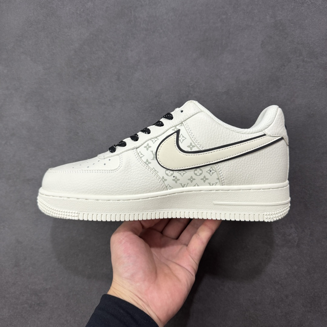 图片[2]-【定制版】Nike Air Force 1\’07 Low LV联名 米白小黑勾 空军一号低帮休闲板鞋  #原楦头原纸板 定制鞋盒 定制五金配件 内置全掌气垫 原厂鞋底 货号：CS5288-035  尺码：36 36.5 37.5 38 38.5 39 40 40.5 41 42 42.5 43 44 44.5 45 编码：HXSA310320-选品中心
