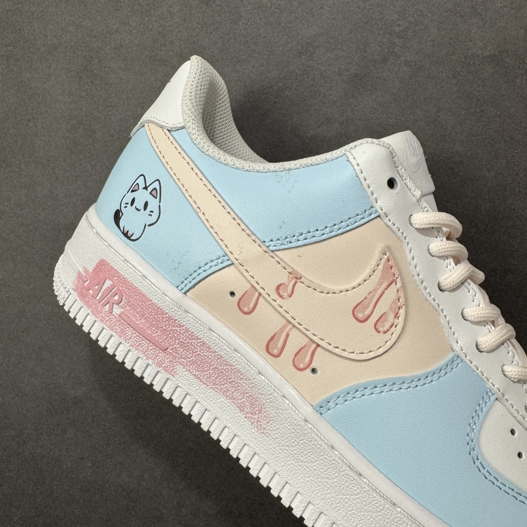 图片[6]-【定制版】Nike Air Force 1\’07 Low 小鱼小猫 空军一号低帮休闲板鞋  #定制皮料 定制鞋盒 原楦原纸板 纯正空军版型 内置全掌气垫 货号：ZH0316-107  尺码：36 36.5 37.5 38 38.5 39 40 40.5 41 42 42.5 43 44 44.5 45 编码：HXSA310320-选品中心